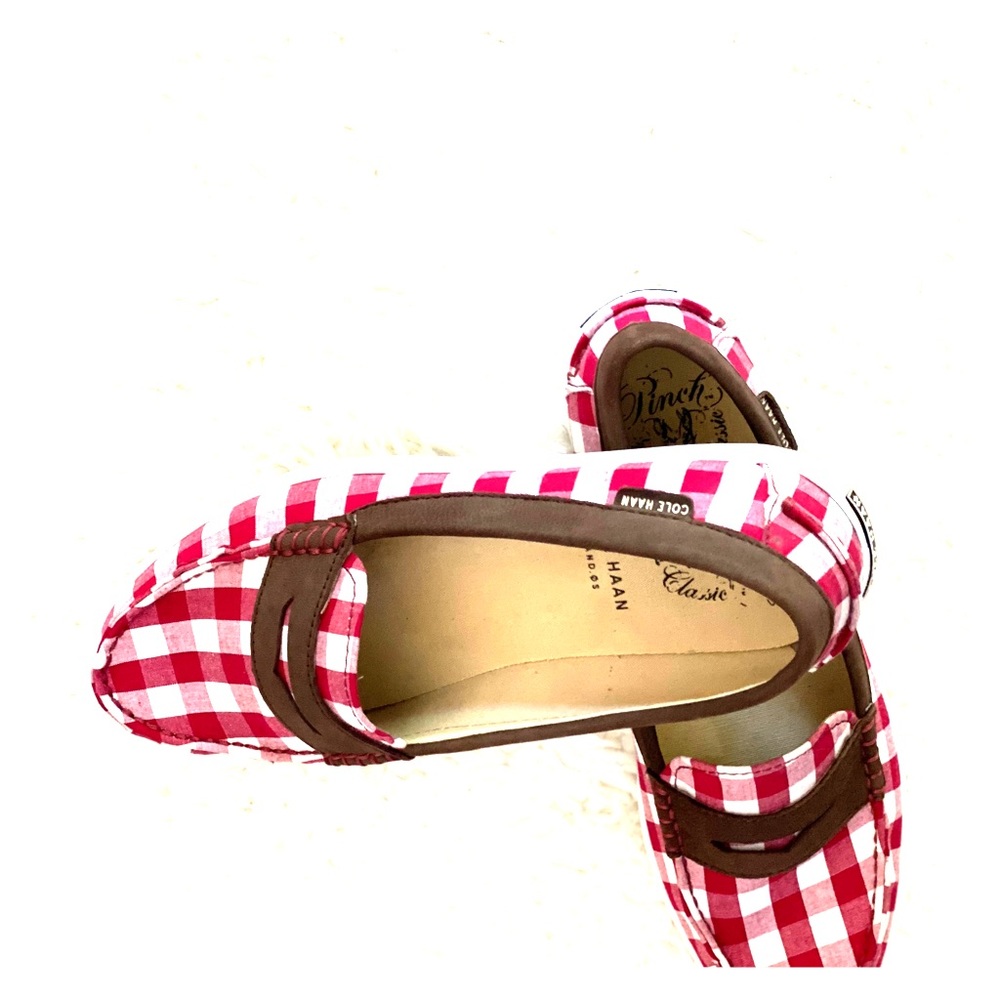 Cole Haan checkered Penny Loafers
